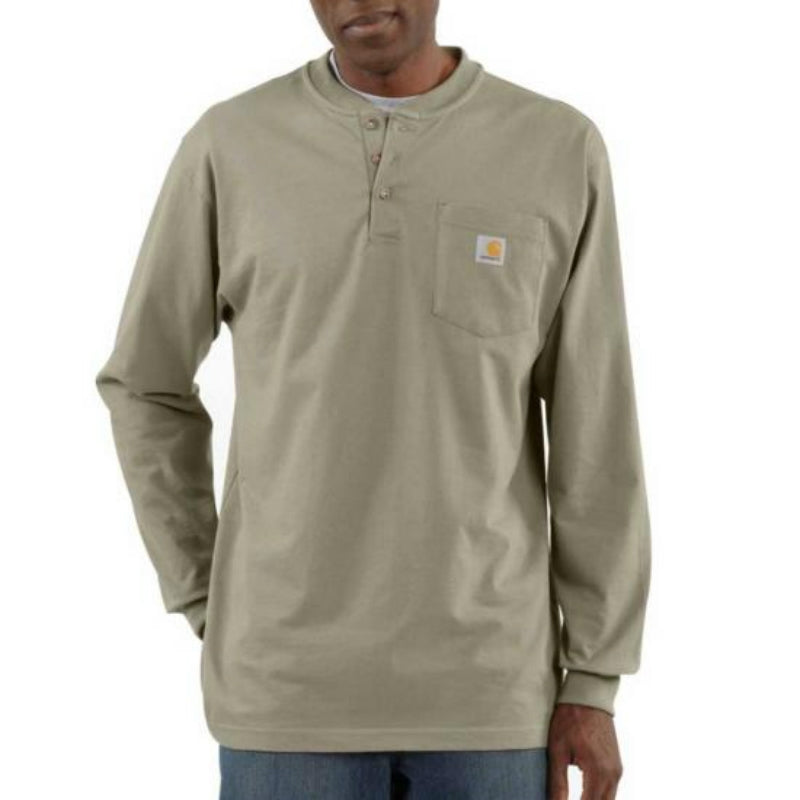 CARHARTT WORKWEAR LONG-SLEEVE HENLEY T-SHIRT