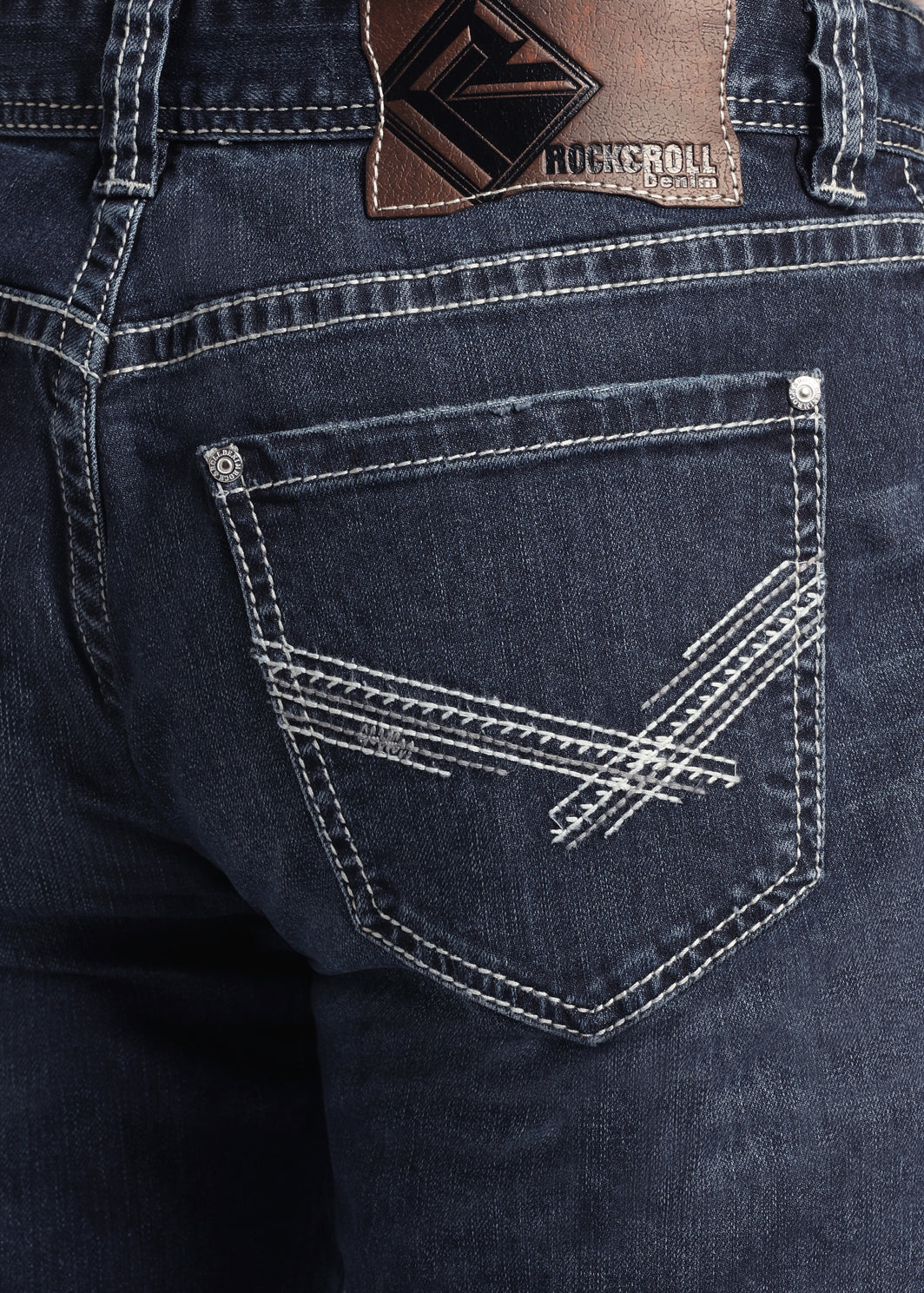 ROCK & ROLL DOUBLE BARREL REFLES RELAXED FIT STRIAGHT LEG JEAN