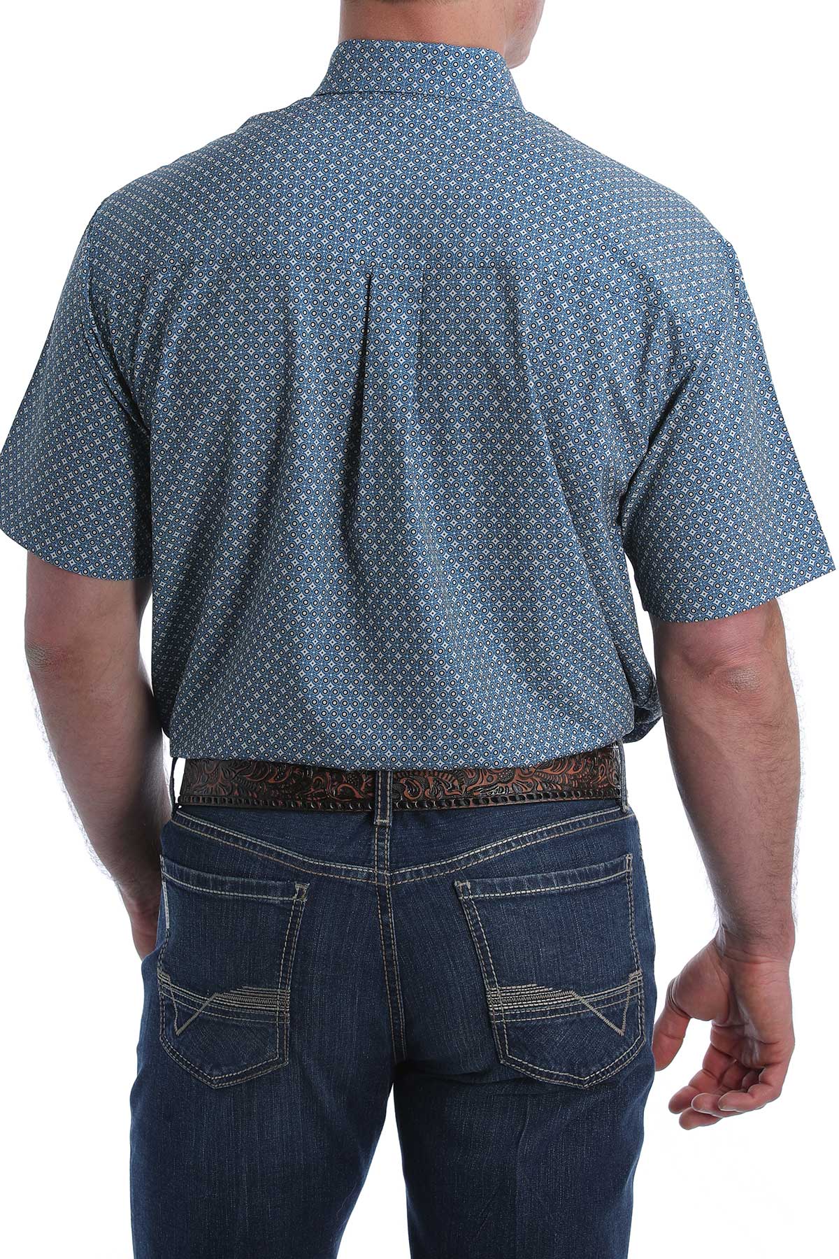 CINCH BLUE CIRCLE ARENAFLEX SHORT SLEEVE SHIRT
