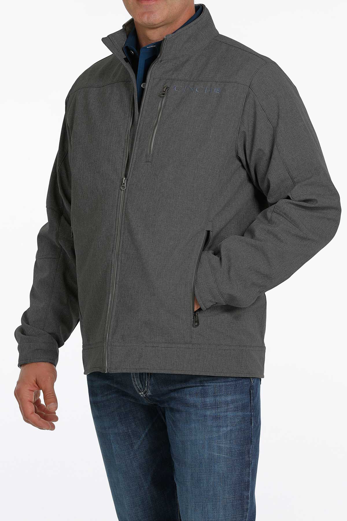CINCH CHRCOAL CONCEALED CARRY BONDED JACKET