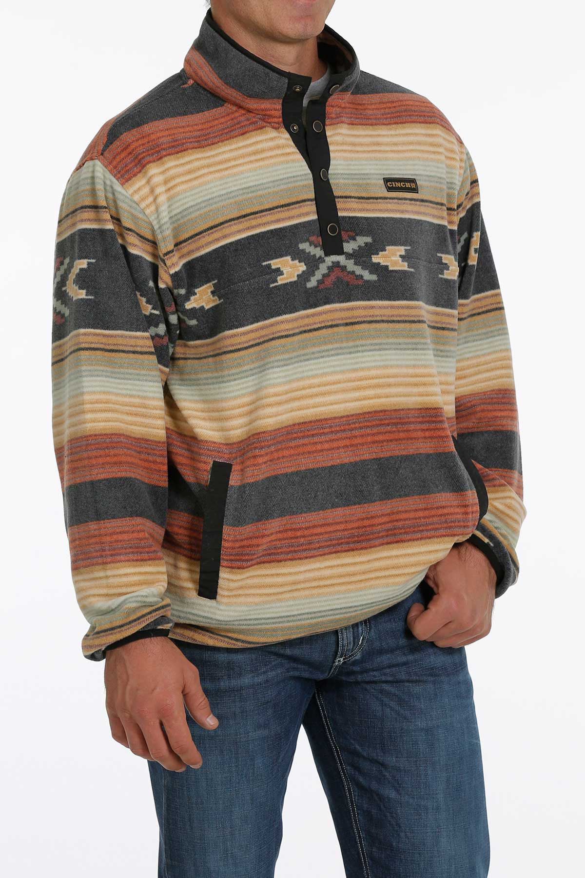 CINCH AZTEC POLAR FLEECE PULLOVER