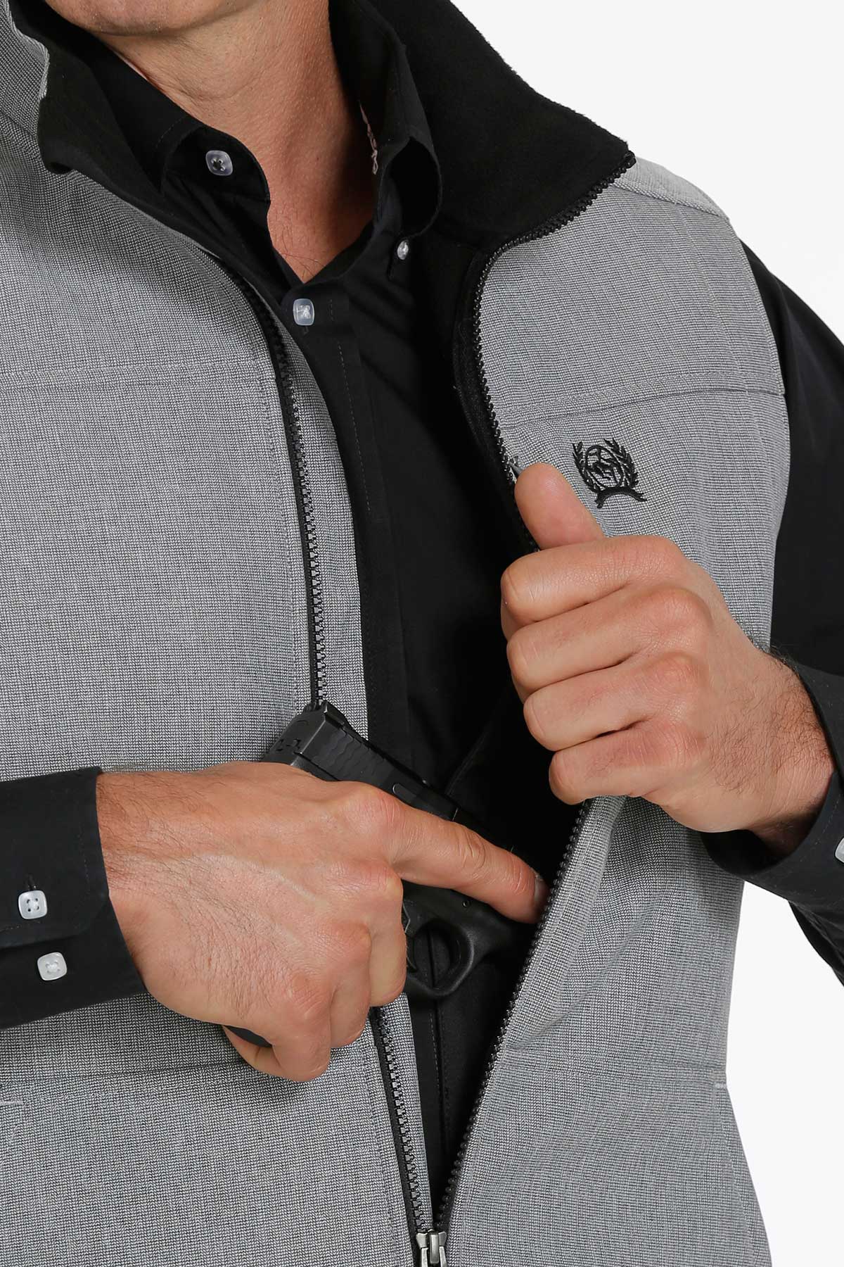 CINCH GREY BONDED CONTROL CARRY RIB VEST