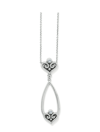 Alcazar Heart Teardrop Necklace