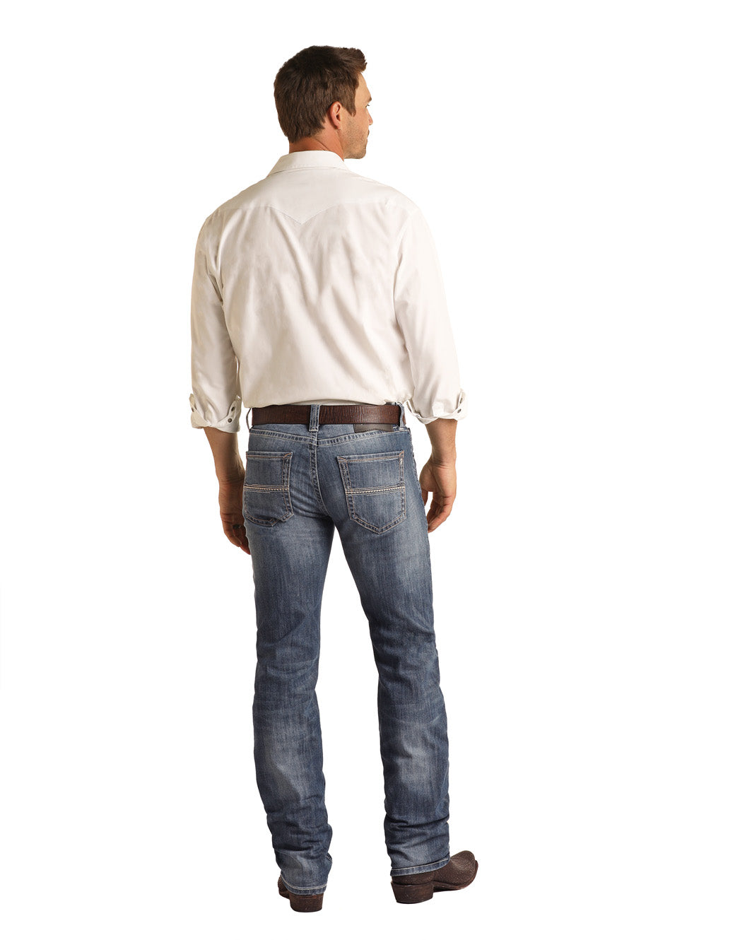 ROCK & ROLL REFLEX REVOLVER STRAIGHT MEDIUM WASH JEAN