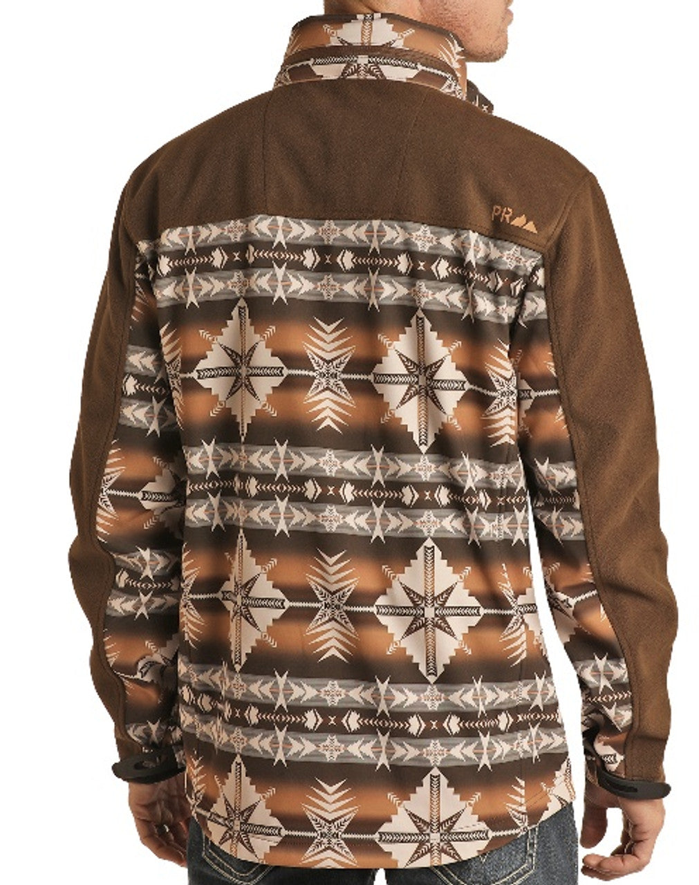 PANHANDLE PRINTED AZTEC SOFTSHELL JACKET