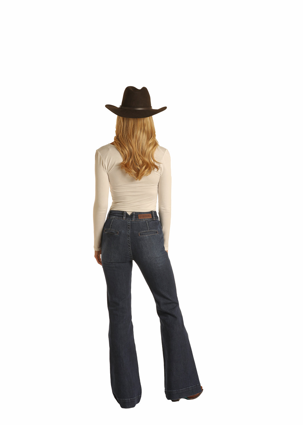 ROCK & ROLL DARK HIGH RISE TROUSER
