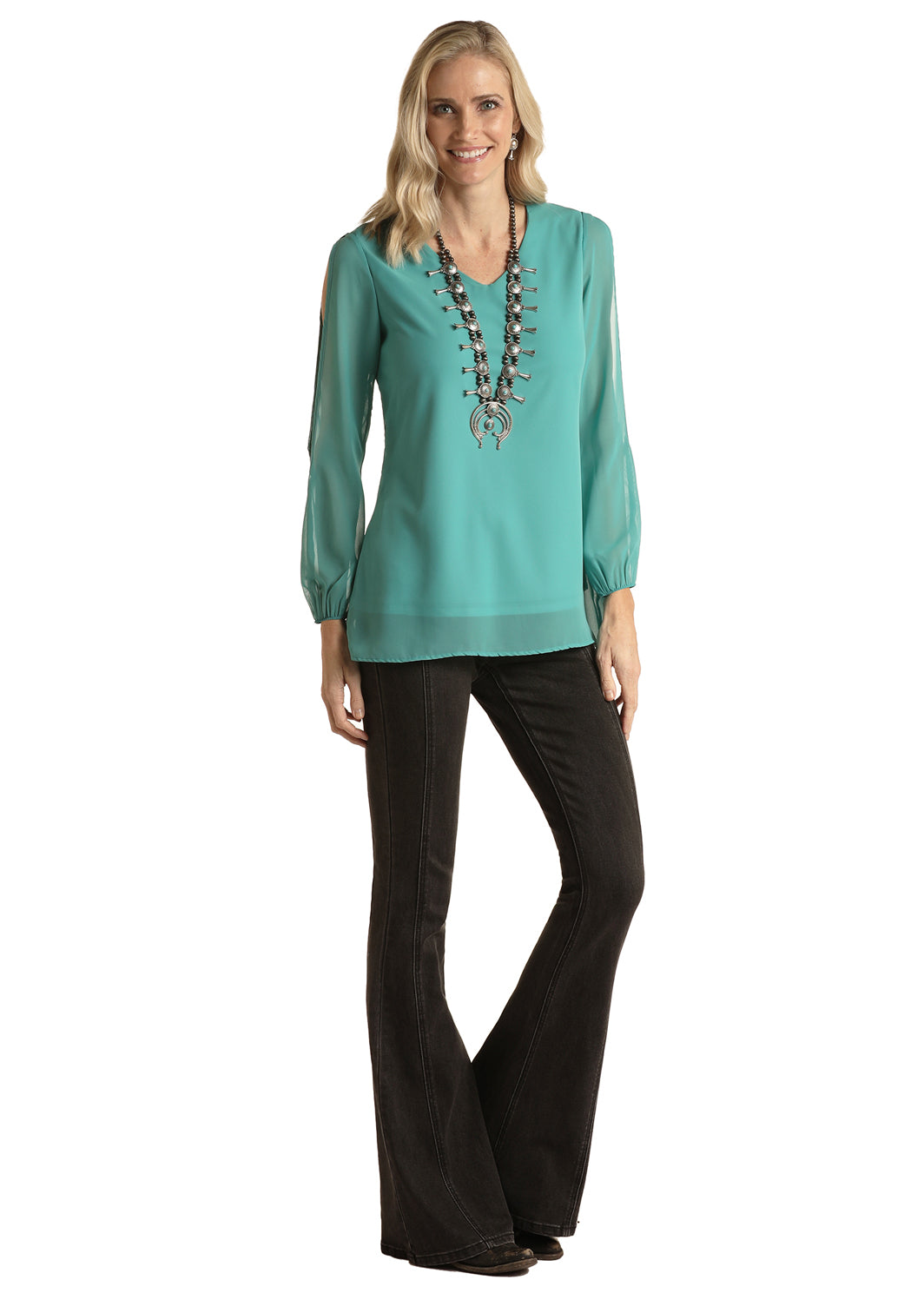 PANHANDLE SLIT SLEEVE TOP