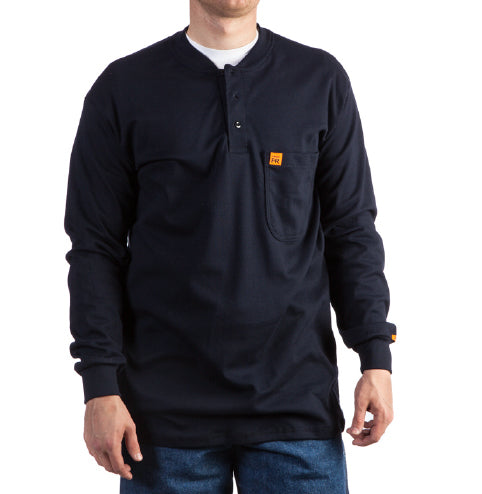 Wrangler Flame Resistant Henley Work Shirt