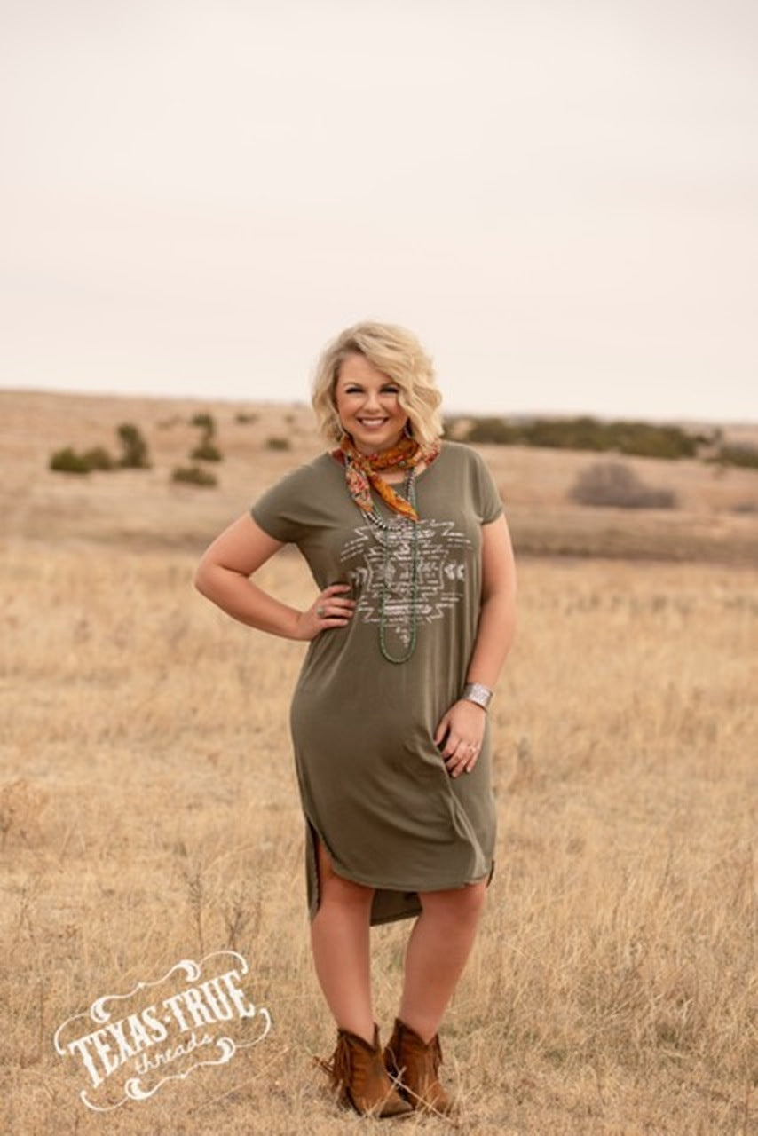 SOUTHWEST AZTEC DRESS