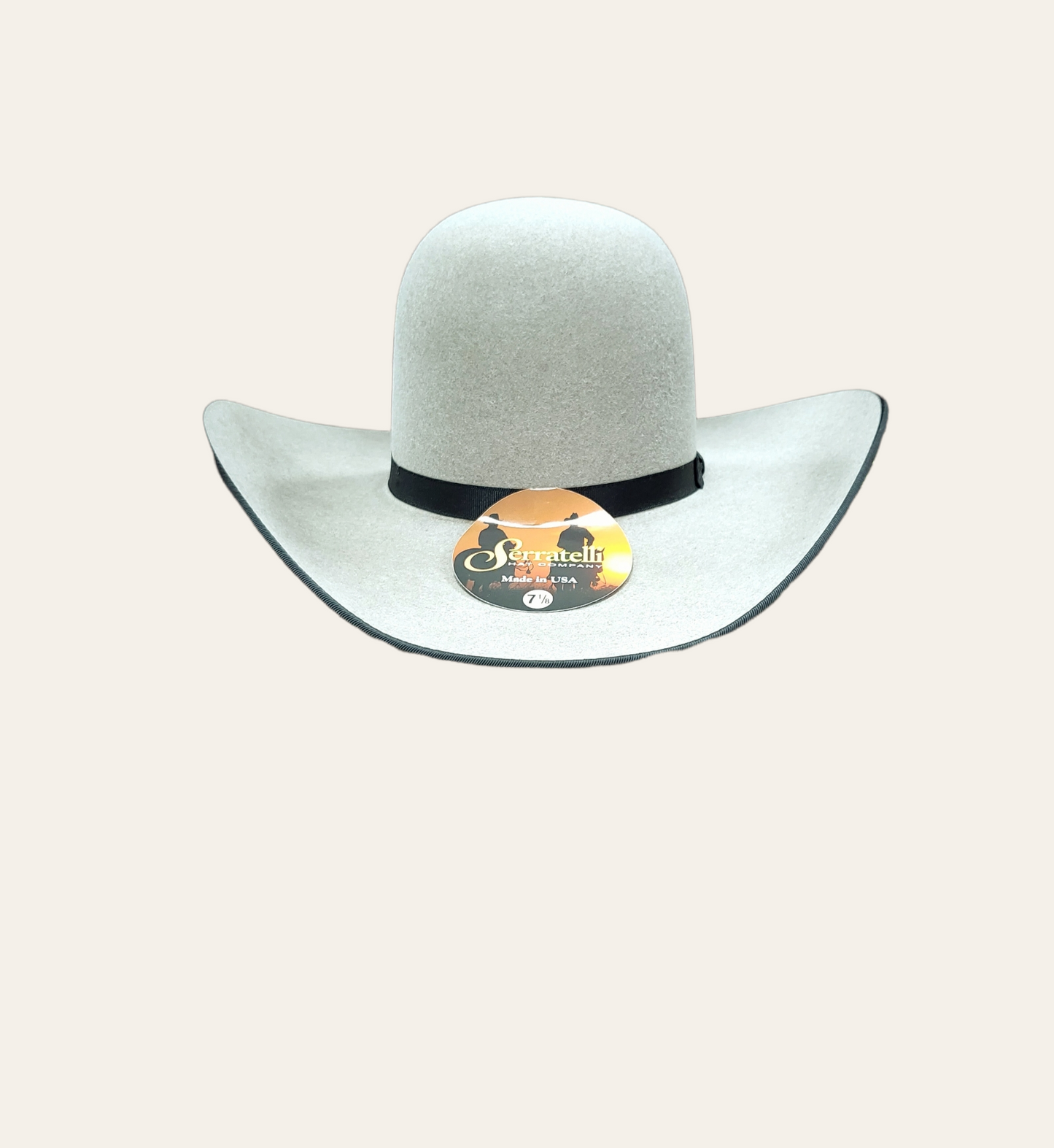SERRATELLI 6X STONE OPEN CROWN COWBOY HAT