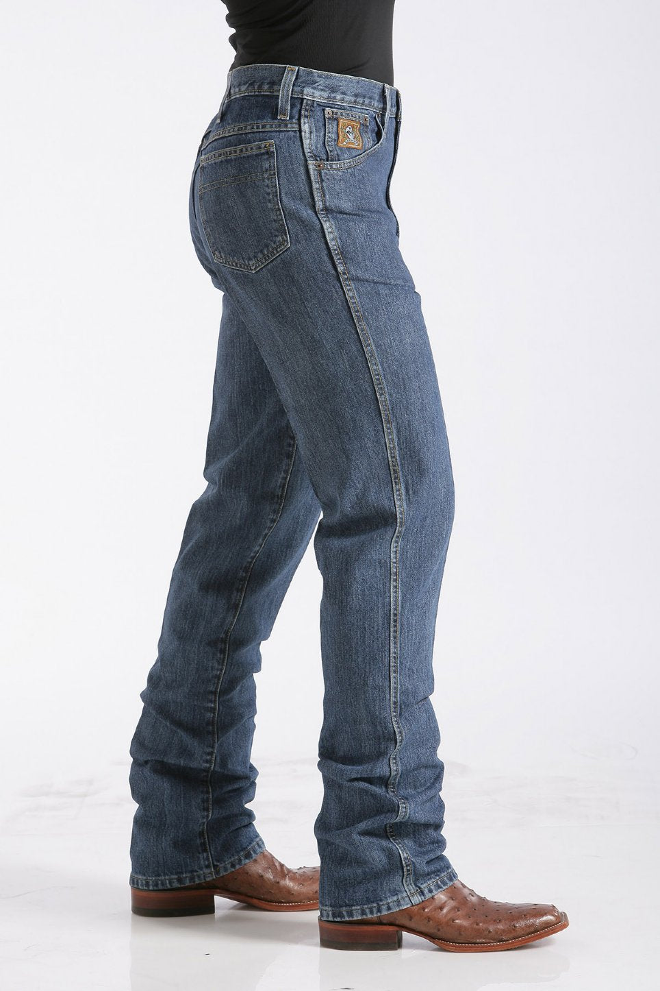 Cinch Men's Bronze Label Dark Stonewash Jeans