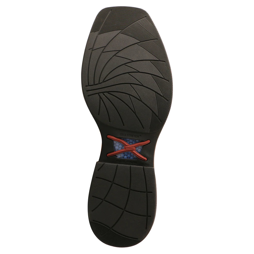 Twisted X Brown Gator Print Work Boot