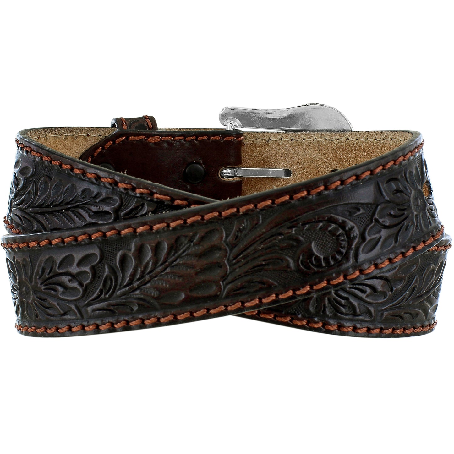 Floral Hand Tooled Belt