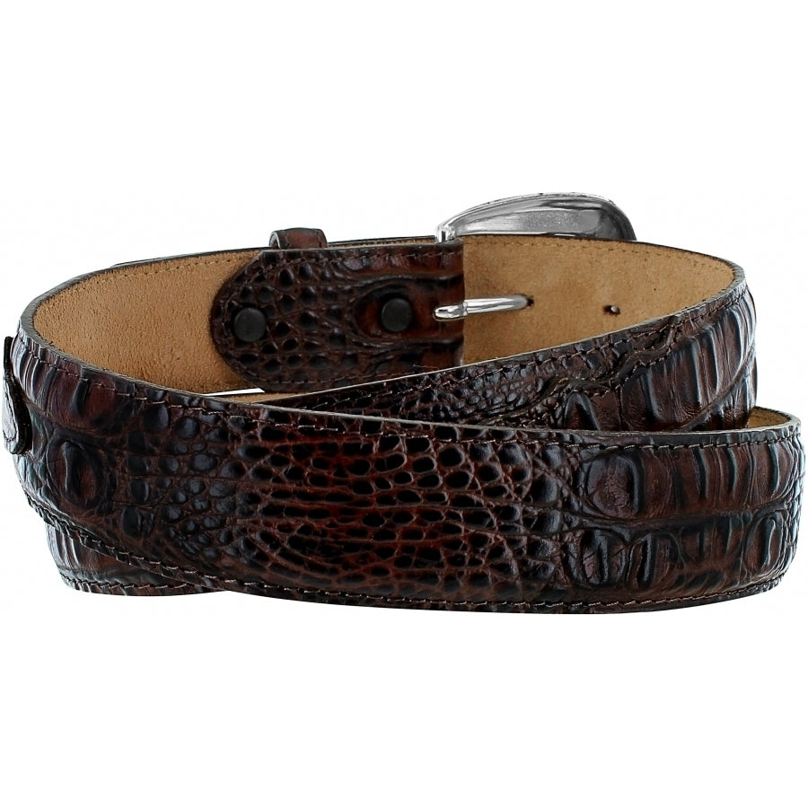 Tony Lama Chocolate Caiman Belt