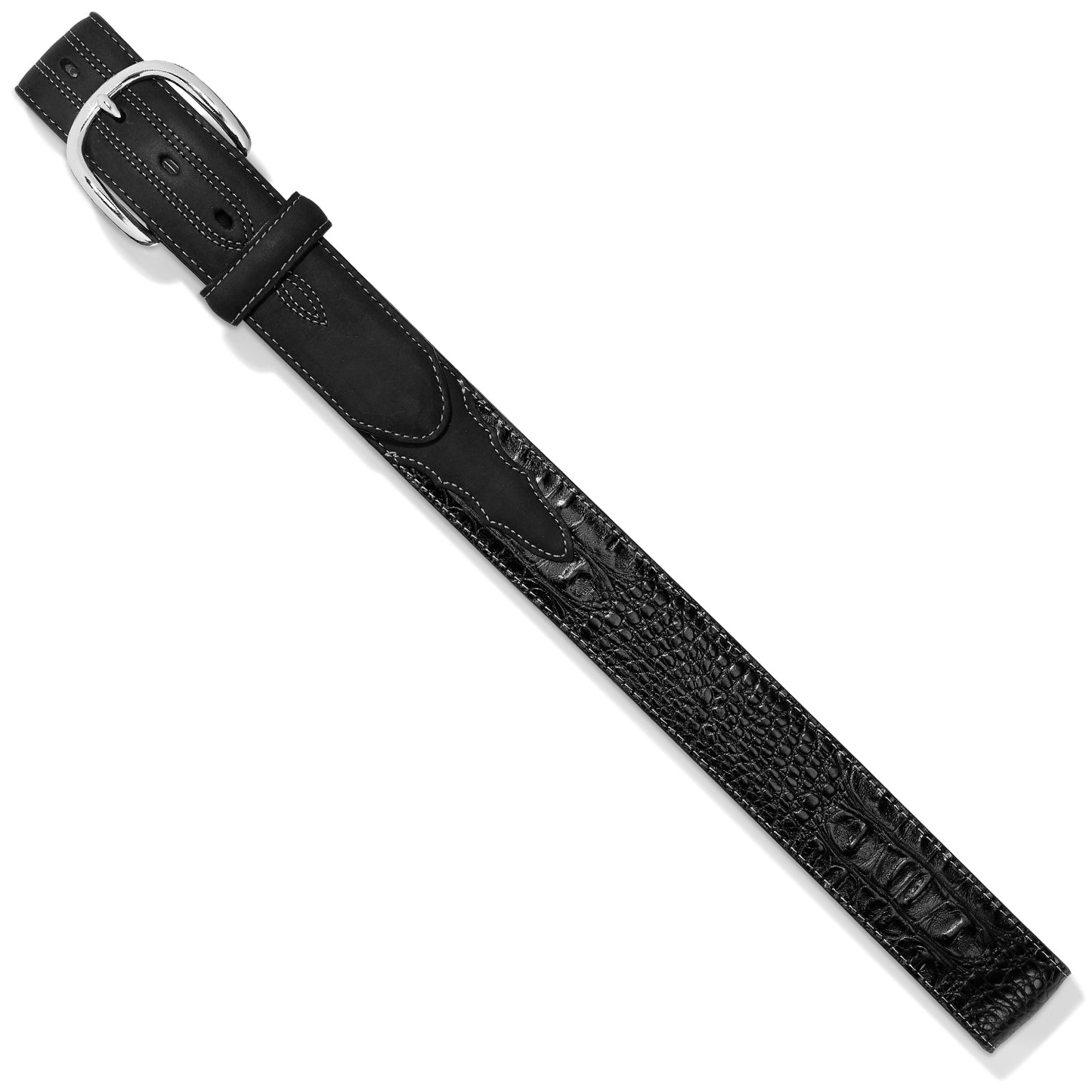 Tony Lama Men's Black Hidalgo Hornback Belt