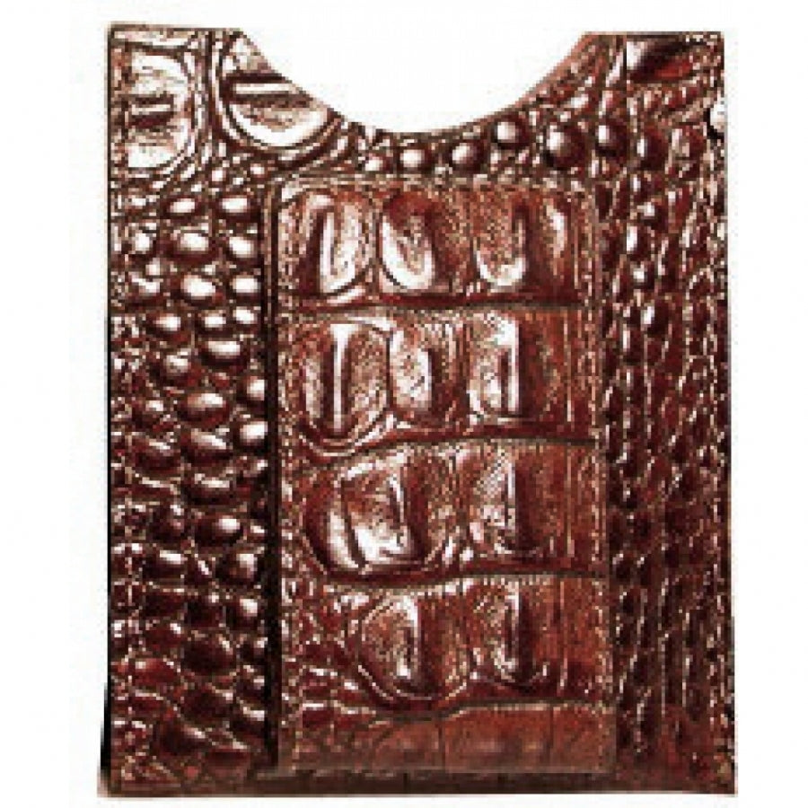 Kansas Dark Brown Hornback Money Clip