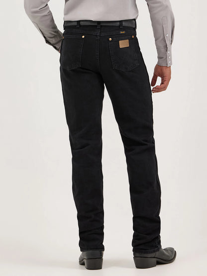Wrangler Men's Black Cowboy Cut Slim Fit Jean