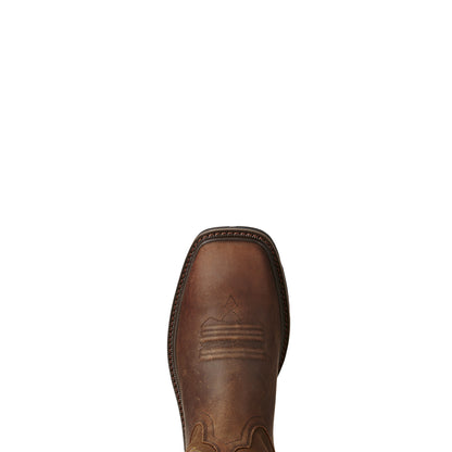 Ariat Groundbreaker Brown Wide Square Toe Steel Toe Work Boot