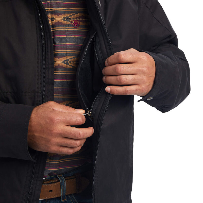 ARIAT BLACK GRIZZLY CANVAS JACKET