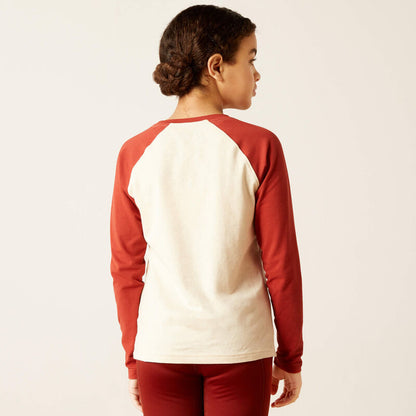 ARIAT OATMEAL HEATHER DALA HORSE SHIRT