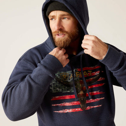 Ariat Mens American Steer Hoodie