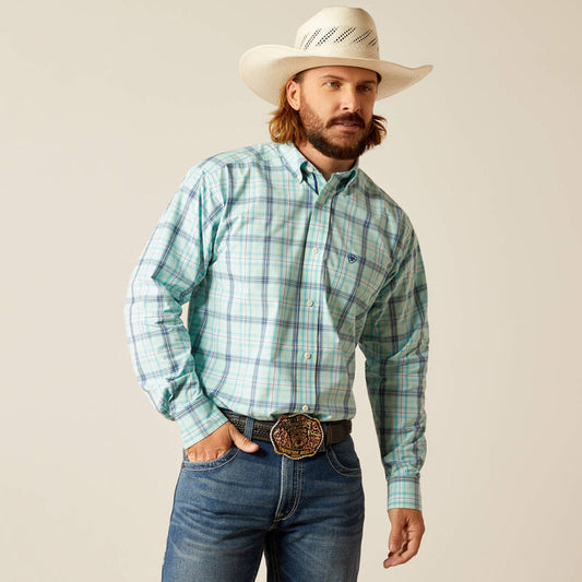 ARIAT BLUE TINT PRO SERIES PETE CLASSIC FIT SHIRT