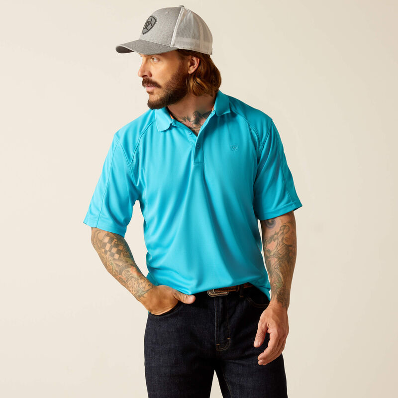 ARIAT TURQUOISE REEF AC POLO SHIRT