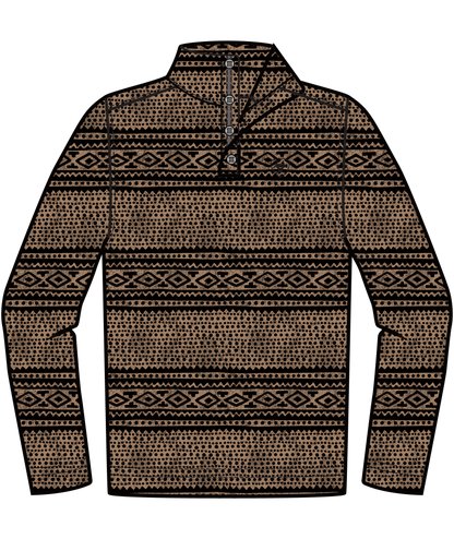 ARIAT WESLEY BROWN SOUTHWEST SERAPE PULLOVER