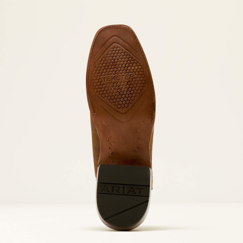 Ariat Foothill Brown Roughout Futurity Showman Cowboy Boot