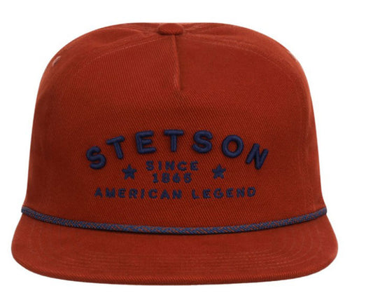 STETSON AMERICAN LEGEND ORANGE WESTERN ROPE GOLFER HAT