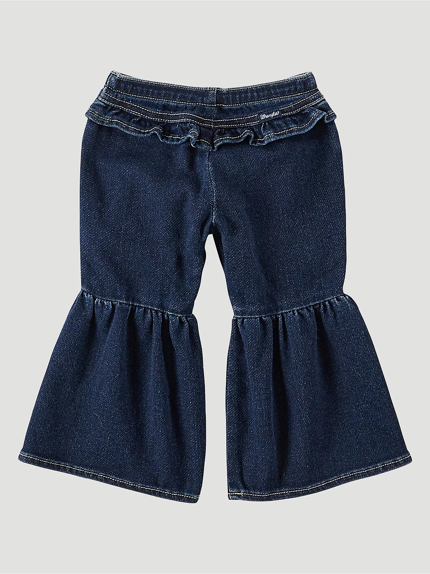 Wrangler Little Girl's Ruffle Leg Flare Jean