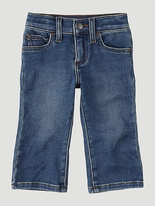 WRANGLER LITTLE BOY'S ROPIN' STITCHED POCKET BOOTCUT JEAN