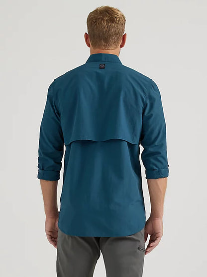 WRANGLER ANGLER MEN'S OCEANIC LONG SLEEVE SHIRT