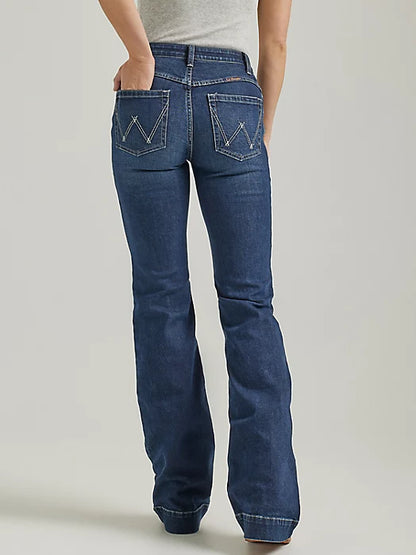 WRANGLER ELLERY ULTIMATE RIDING JEAN WILLOW MID-RISE TROUSER