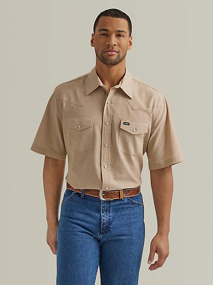 WRANGLER SHORT SLEEVE CLASSIC WESTERN WORKSHIRT