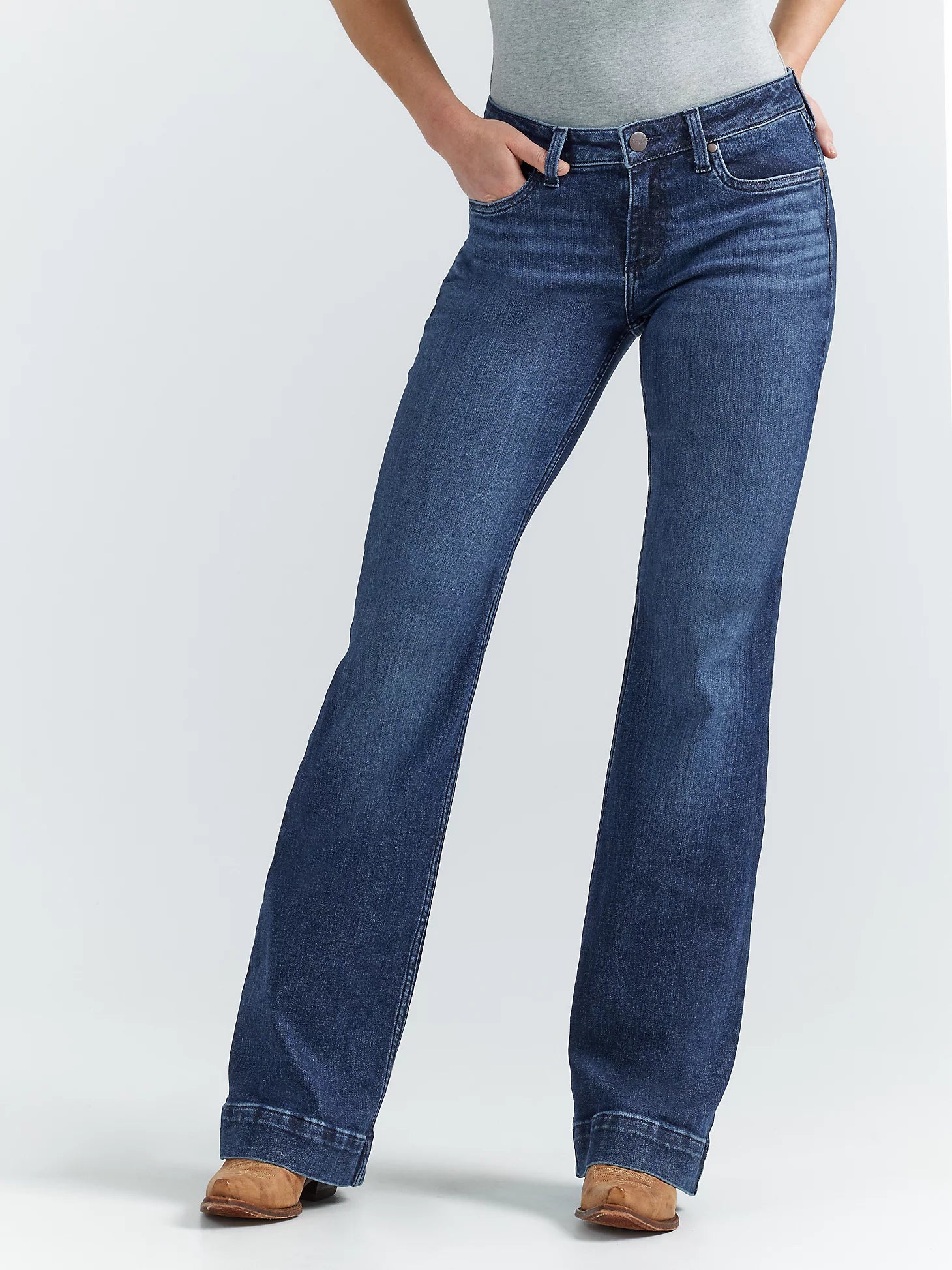 Wrangler Retro Mae Cassie Wide Leg Trouser Jean