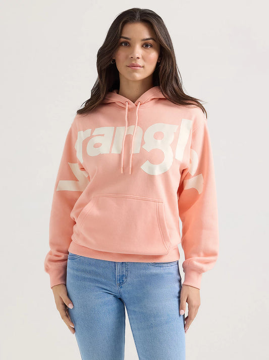 Wrangler Pink Bubble Bold Logo Hoodie