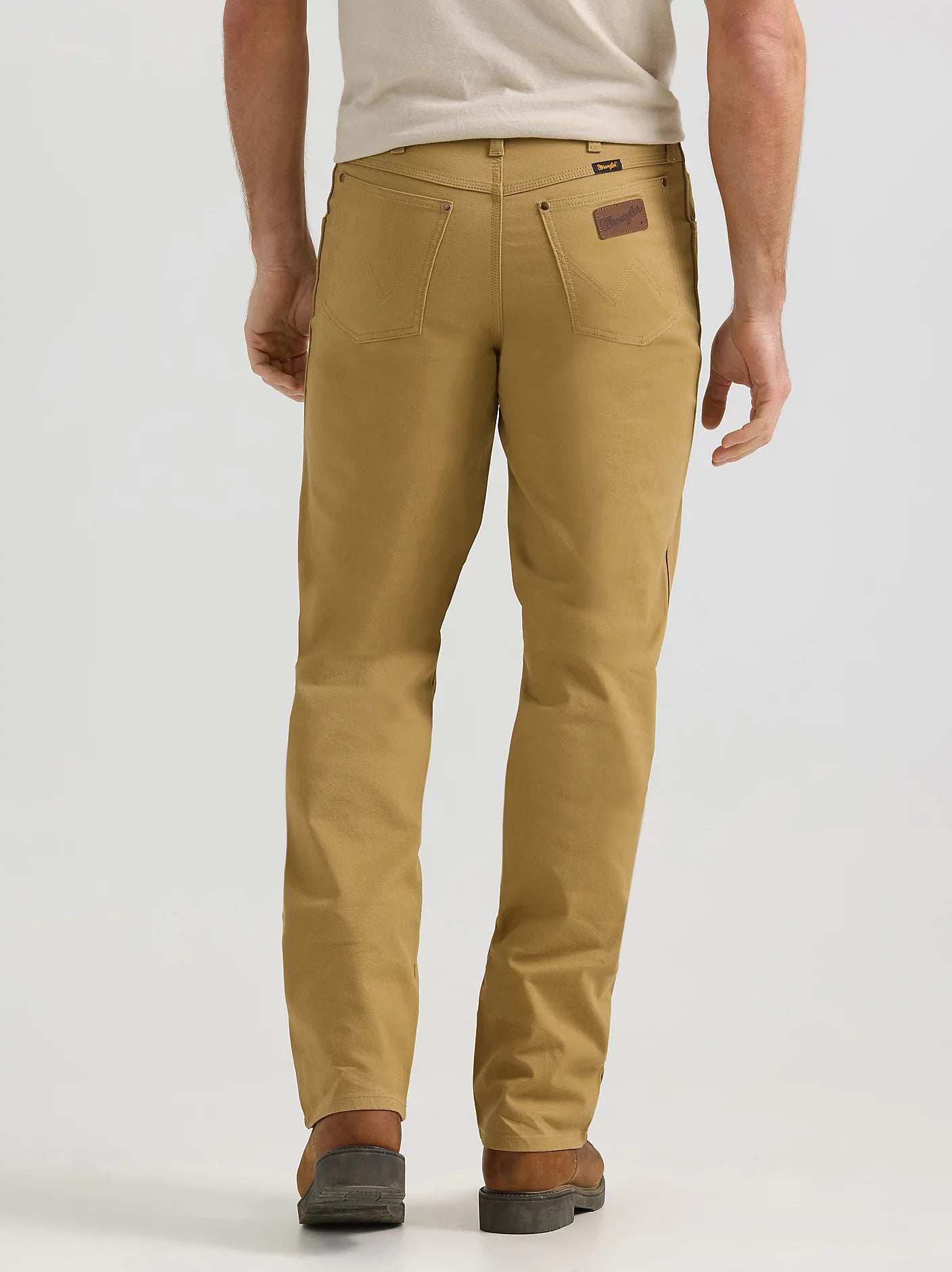 Wrangler Premium Performance Tough Comfort Kelp Cowboy Cut Regular Fit Canvas Jean