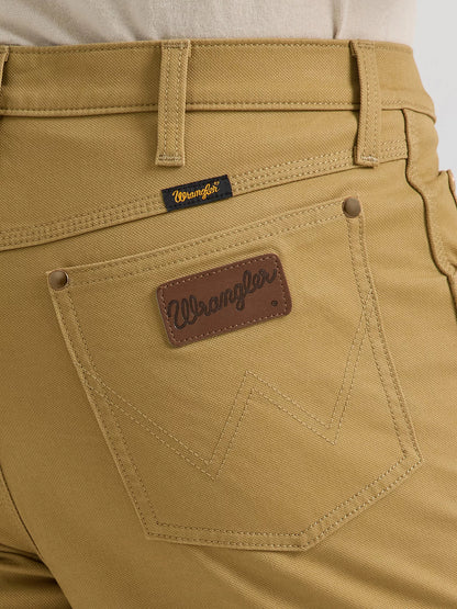 Wrangler Premium Performance Tough Comfort Kelp Cowboy Cut Regular Fit Canvas Jean