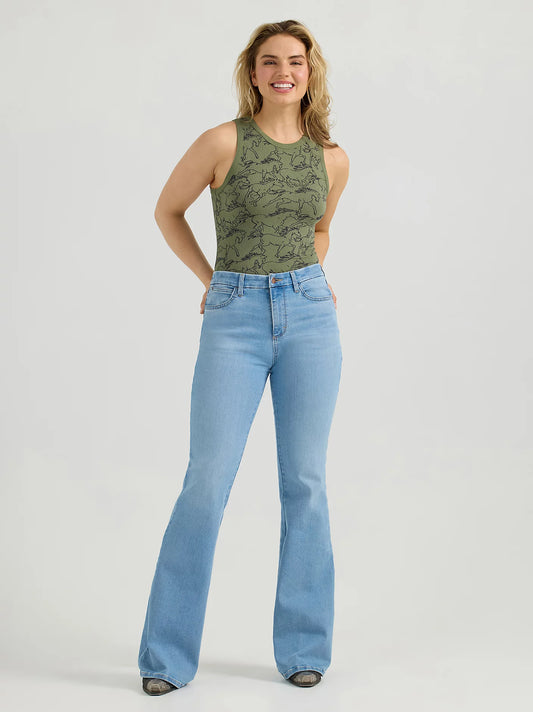 Wrangler Bespoke High Rise Harmony Flare Jean