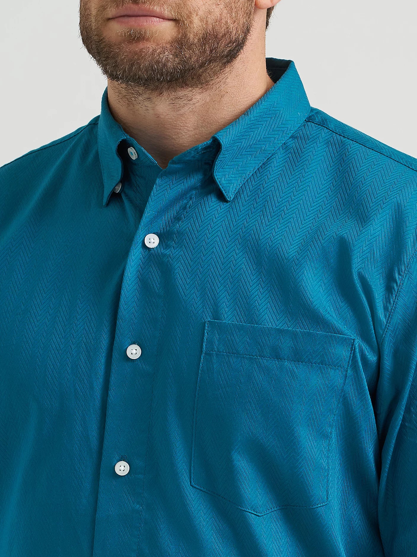 Wrangler X Cody Johnson Ink Chevron Button Down Shirt