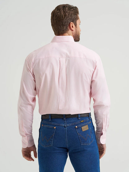 Wrangler Pink Ministripe Bucking Cancer Shirt