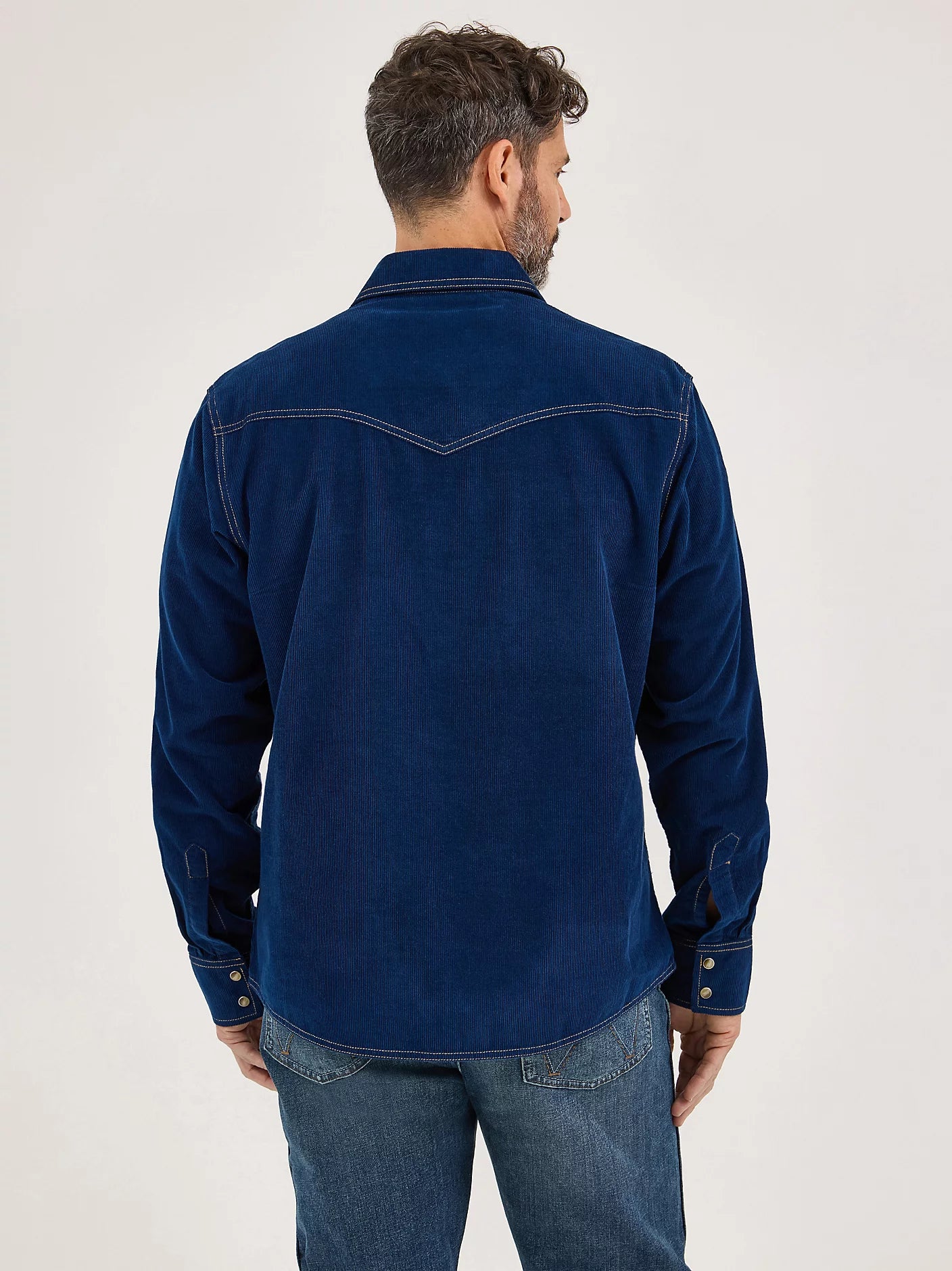 Wrangler Retro Premium Rich Navy Snap Shirt