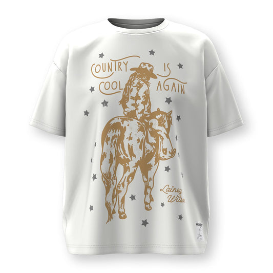 Wrangler X Lainey Wilson Girl's Country Is Cool Again Tee