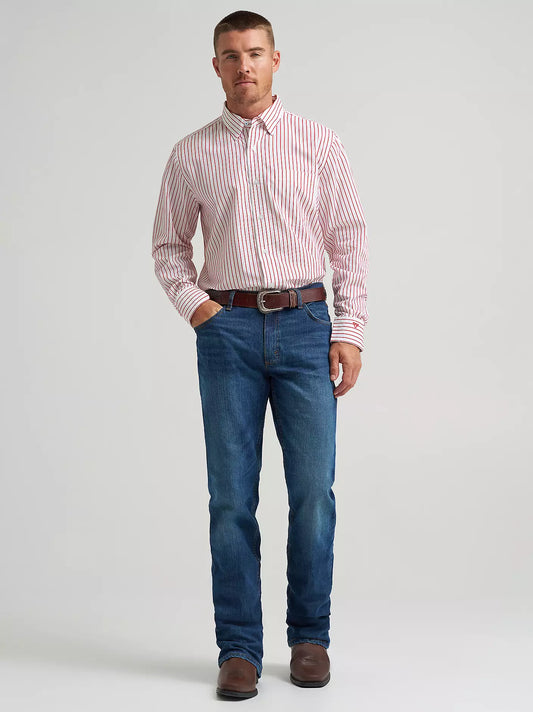 Cody Johnson By Wrangler Ruby Stripe Long Sleeve Shirt
