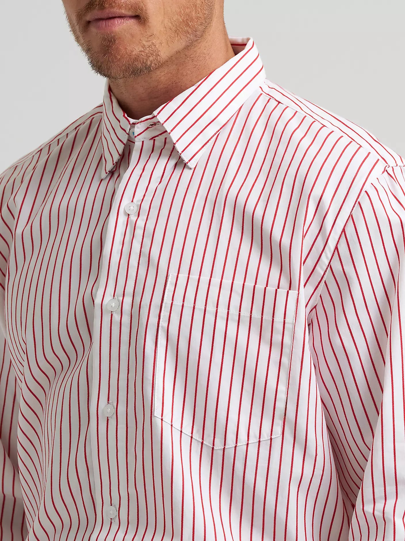 Cody Johnson By Wrangler Ruby Stripe Long Sleeve Shirt