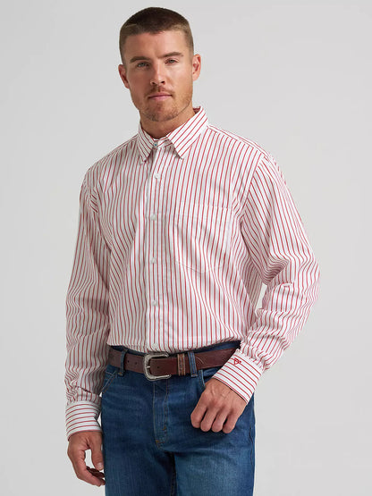 Cody Johnson By Wrangler Ruby Stripe Long Sleeve Shirt