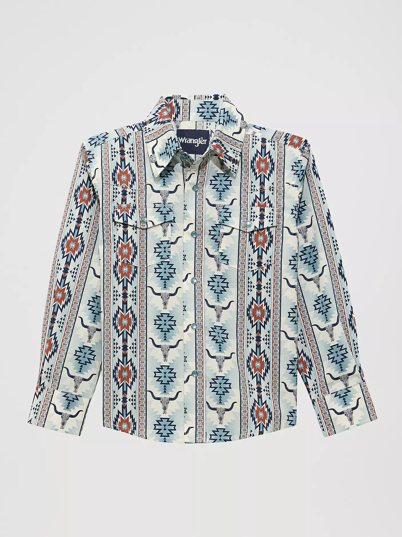 Wrangler Checotah Long Sleeve Western Snap Shirt