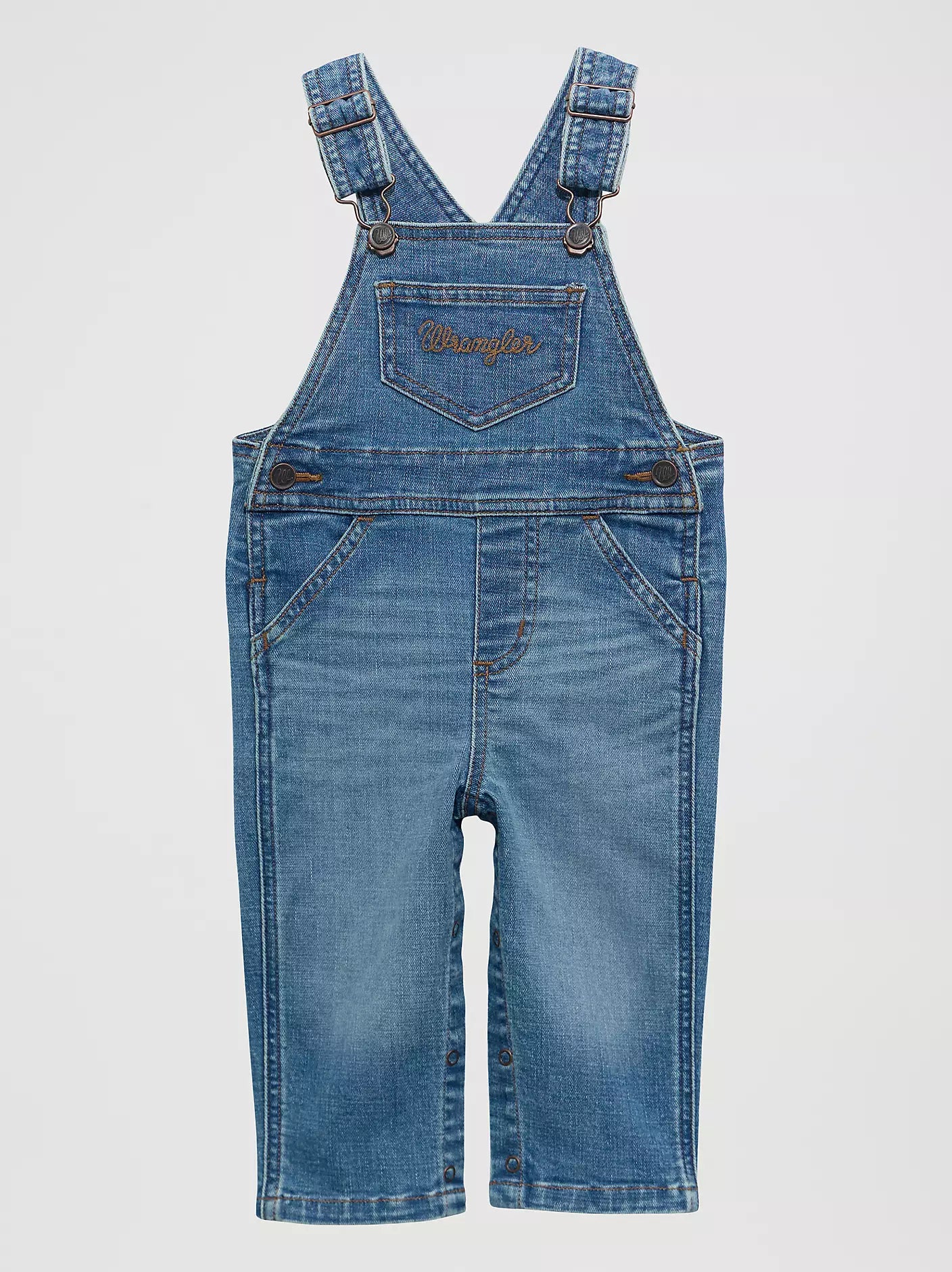 Wrangler Kendra Little Girl's Denim Overalls