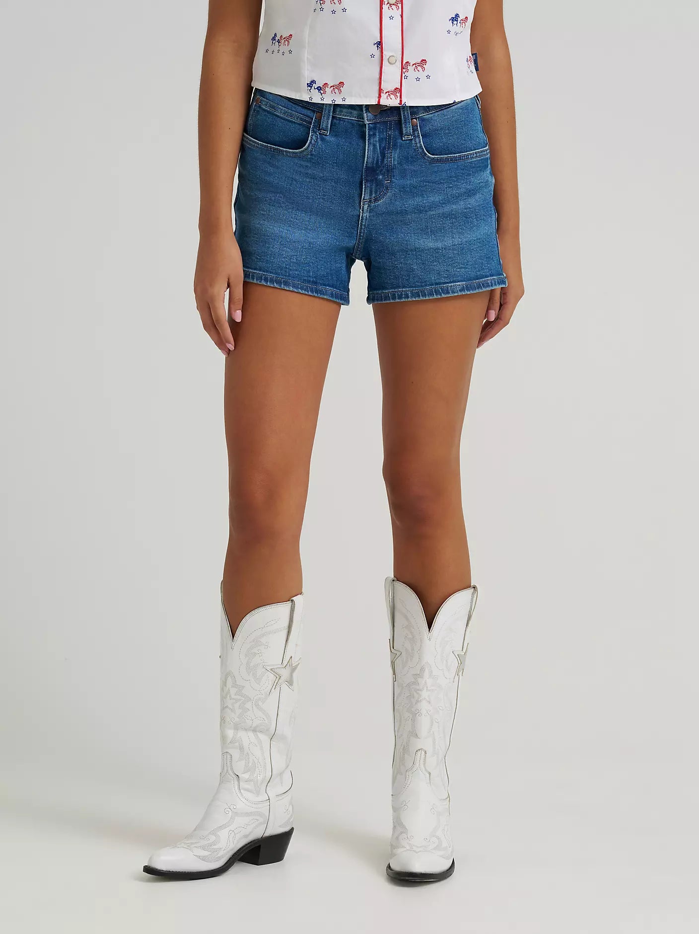 Wrangler Saige Retro Mae Mid Rise Short